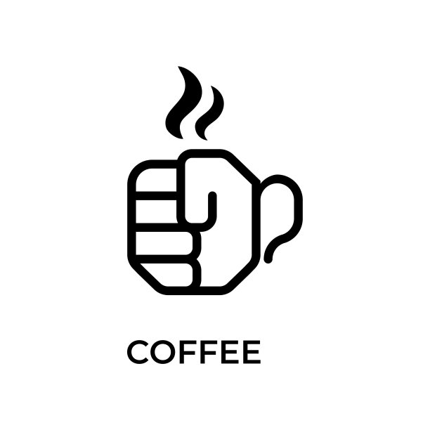 咖啡杯和手的结合图片下载