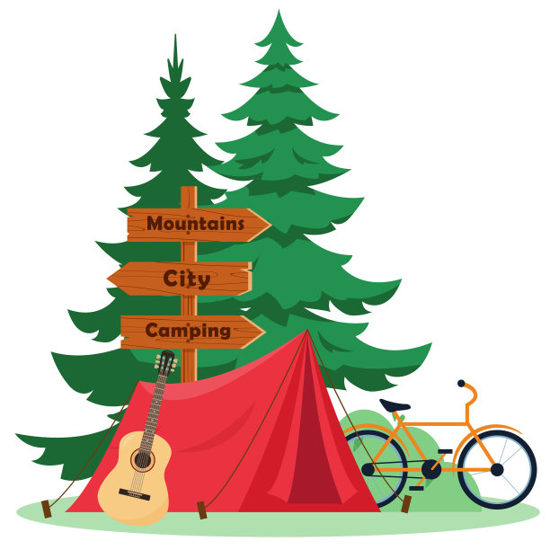 夏令营、运动、冒险和旅游图片下载