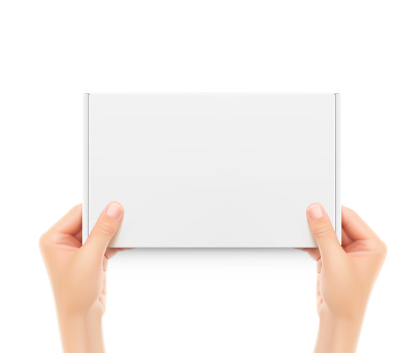 现实的邮筒模型与手。图片下载