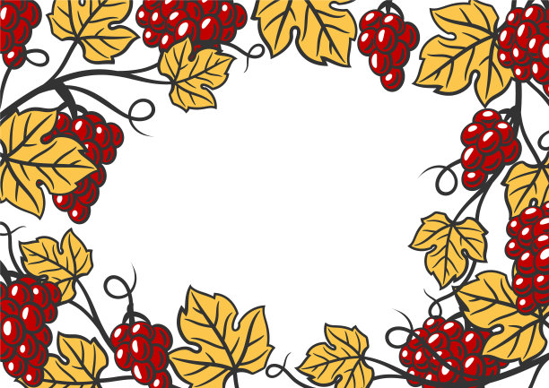 带有叶子和串的藤蔓的背景图片下载