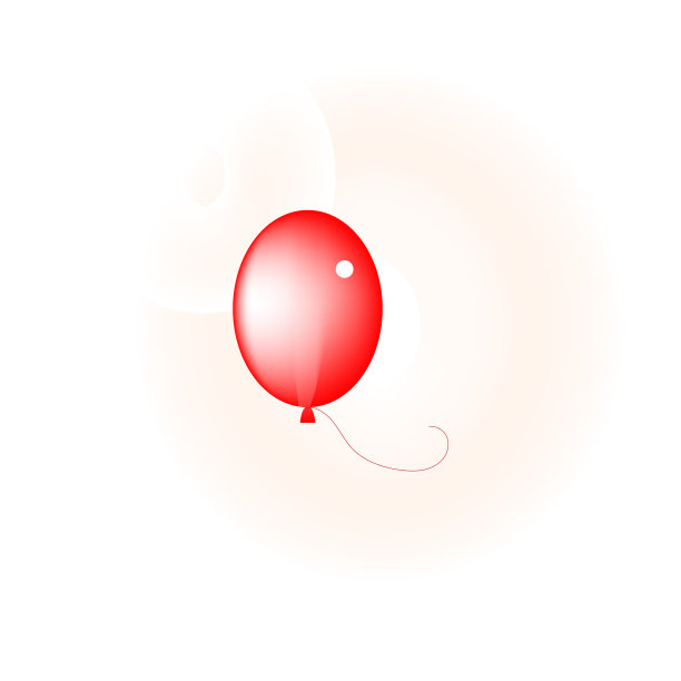 简单的苍蝇气球图标的灯光背景图片下载