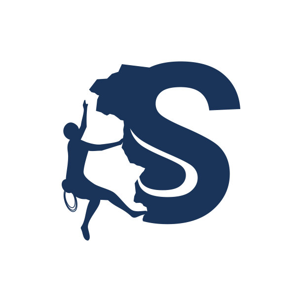 带有字母的攀岩标志图片下载