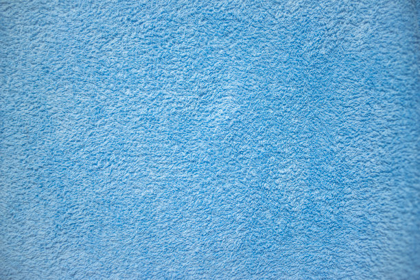 蓝色毛巾特写背景图片下载