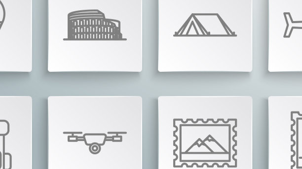 徒步旅行背包线意大利罗马竞技场图片下载