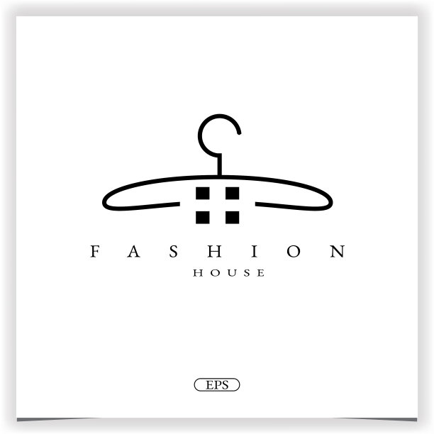 时尚店屋标志高级优雅模板图片下载