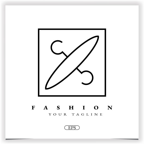 时尚商店标志高级优雅模板eps 10图片下载