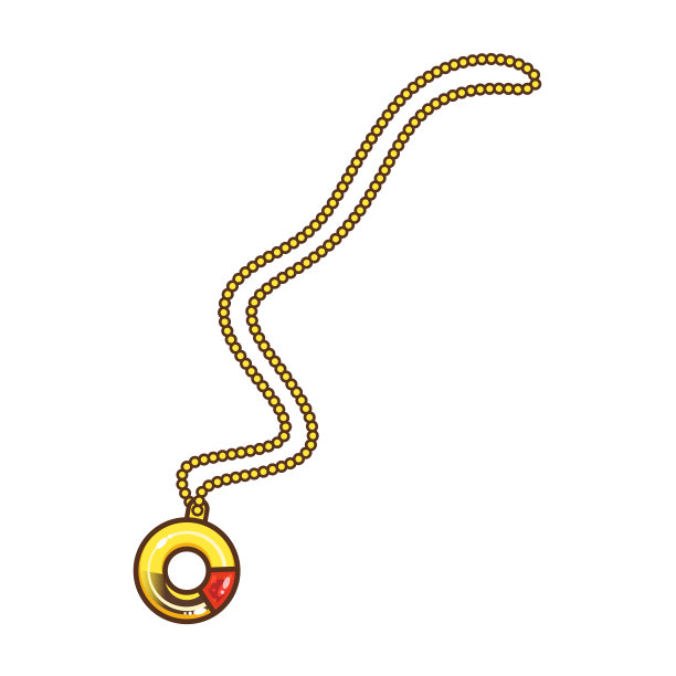 环形状的项链图片下载