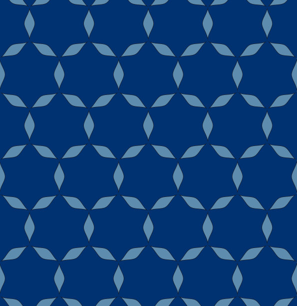 无缝矢量几何图案在日本风格。现代插画的蓝色线性艺术墙纸，传单，封面，横幅，简约的装饰，背景。“n图片下载