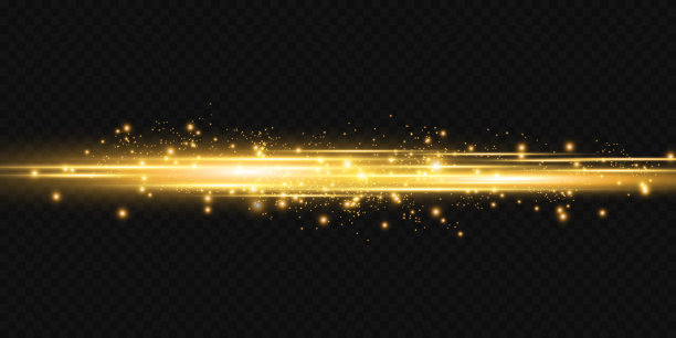 金光png。散景灯灯光效果背景。圣诞发光的灰尘背景圣诞发光的光散景纸屑和闪光的纹理覆盖为您的设计。图片下载