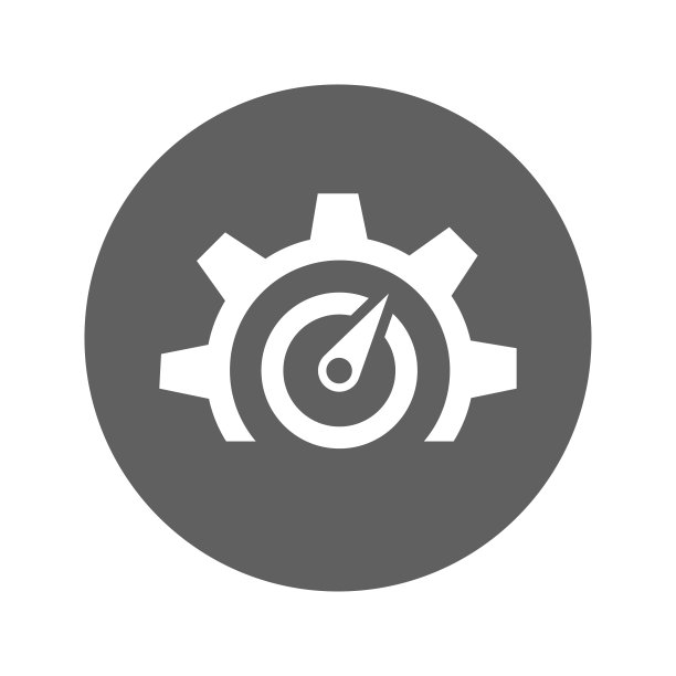 SEO仪表盘速度图标（灰色矢量图）图片下载