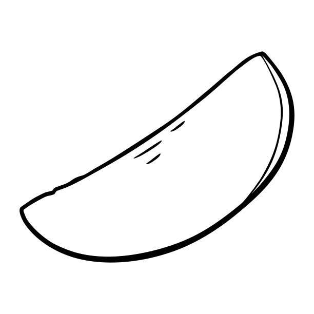 片芒果。向量黑色复古。孤立在白色背景上图片下载