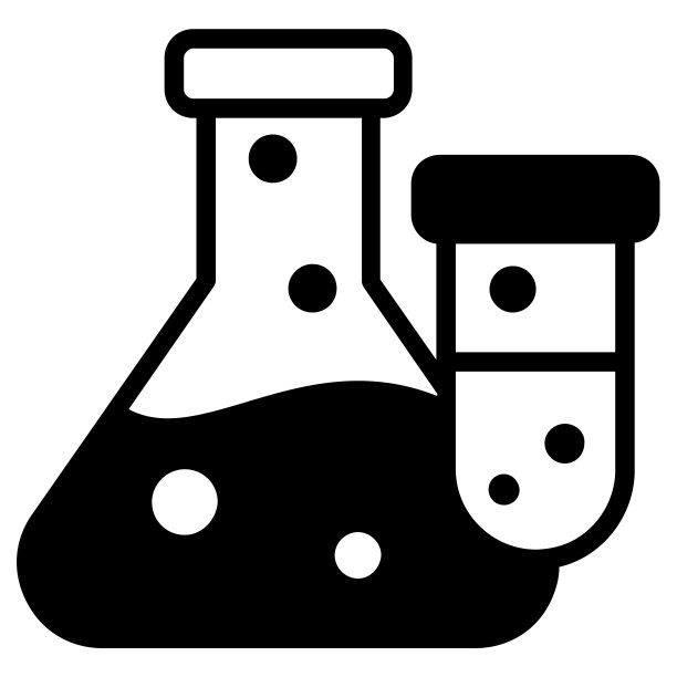 试管，烧瓶图标，保健和医疗图标。图片下载