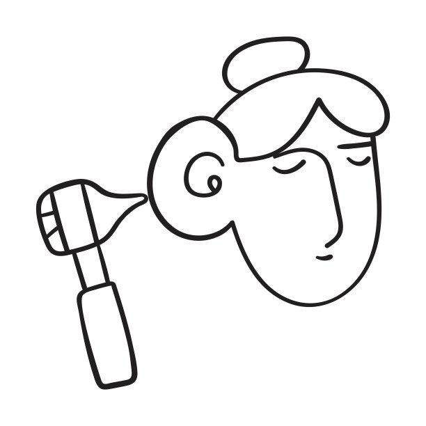 耳鼻喉科的概念。在耳鼻喉医生那里进行体检。图片下载