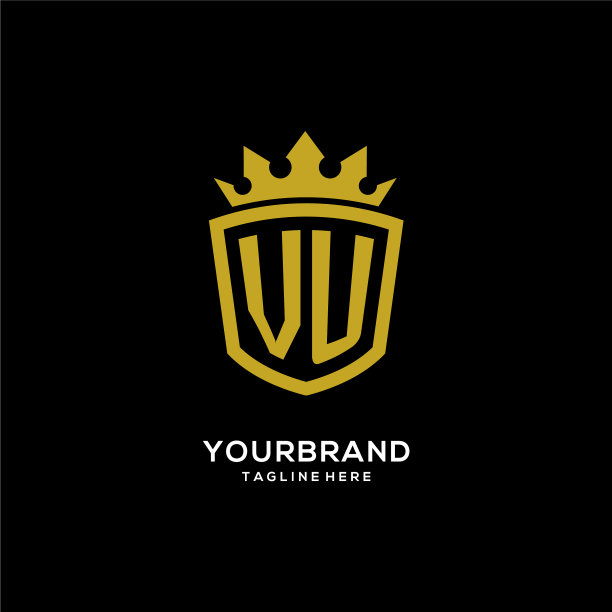 最初似曾相识的标志盾冠风格奢华优雅图片下载