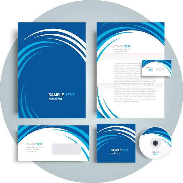 企业形象设计模板品牌手册图片下载