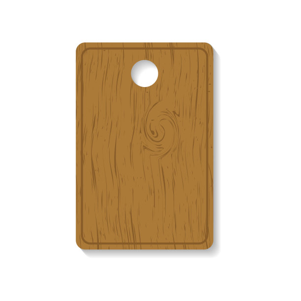 砧板矢量插图木切菜板图片下载