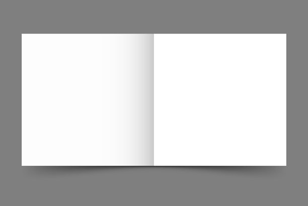 用空白页打开小册子图片下载