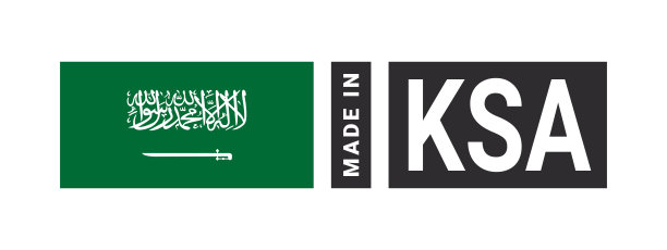 沙特阿拉伯制造的标签标志。产品标志。制造国的国旗。矢量图图片下载
