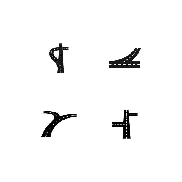 岔路标志图片下载