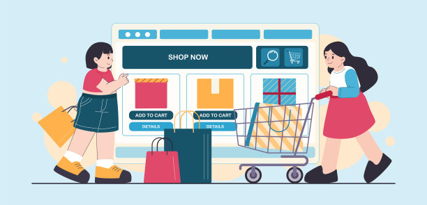 年轻夫妇在网上购物与应用程序的手机图片下载