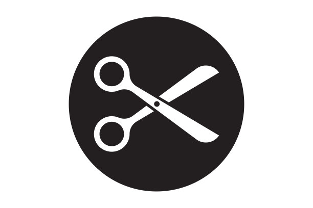 剪刀图标设计剪纸工具或图片下载