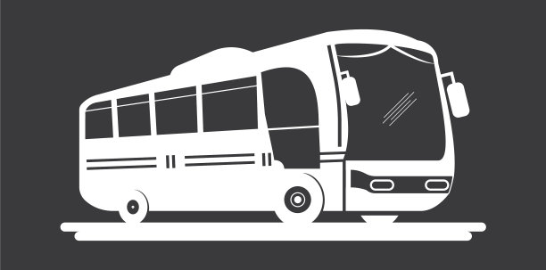 公共汽车图标图片下载