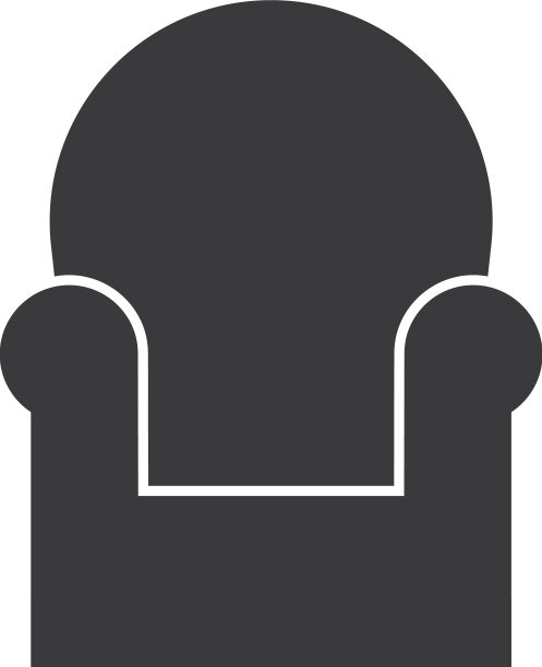 沙发上的图标图片下载