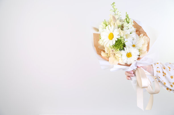 混合鲜花花束图片下载