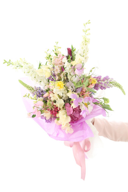 混合鲜花花束图片下载