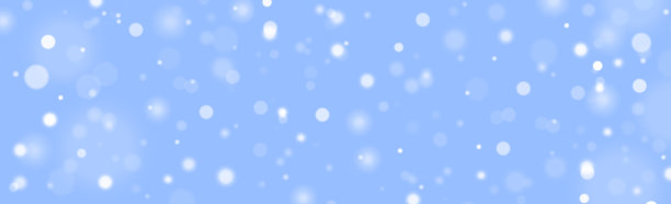 假日背景横幅散景阳光在蓝色的背景图片下载