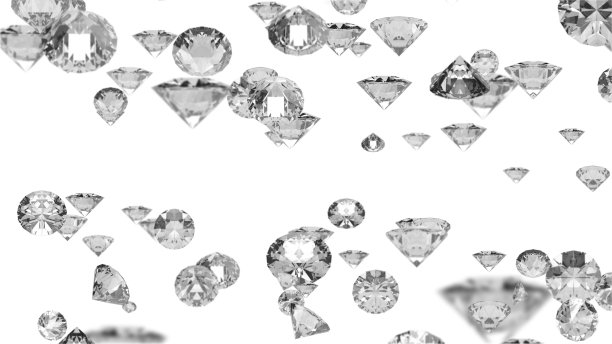 逼真的钻石纹理-珠宝背景图片下载