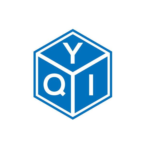 黑色背景上的YQI字母标志设计图片下载