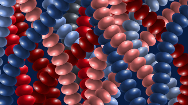 抽象彩色珍珠3D背景图片下载
