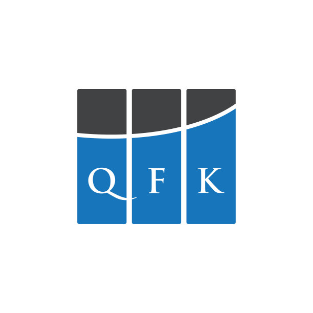 白底QFK字母标志设计QFK图片下载
