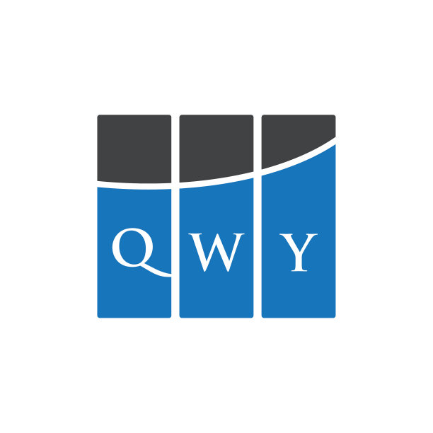 字母logo设计的白色背景图片下载