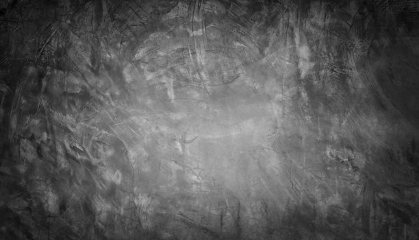 灰色的水泥背景。内部陈旧粗糙，表面纹理深黑色图片下载