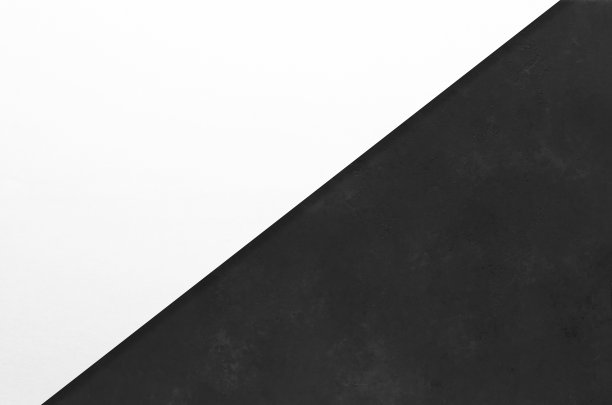 黑色混凝土背景上的黑白矩形模型。设计元素或作品集。本空间图片下载