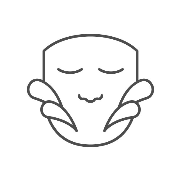 洗脸线轮廓图标图片下载