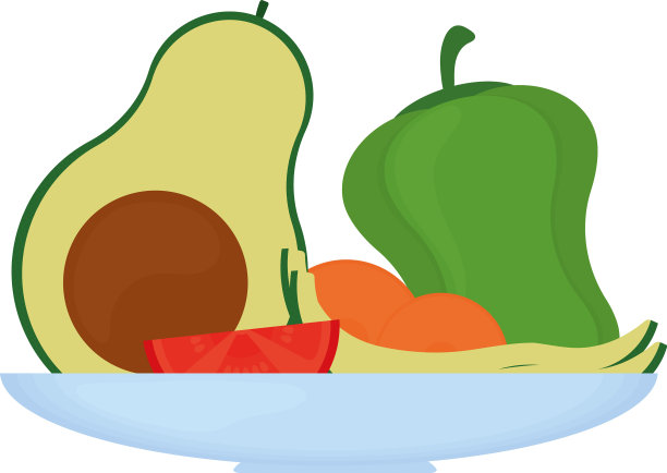 健康蔬菜盘图片下载