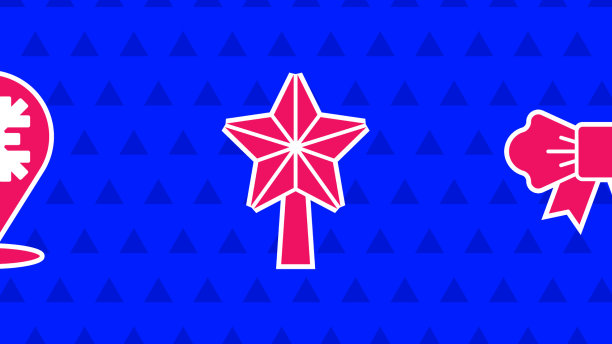 圣诞明星热红酒花样滑冰图片下载