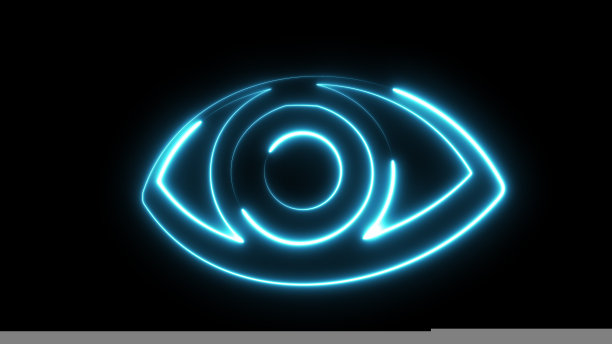 霓虹灯的眼睛图片下载