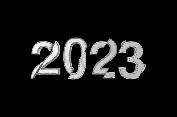 2023切片金属文本图片下载