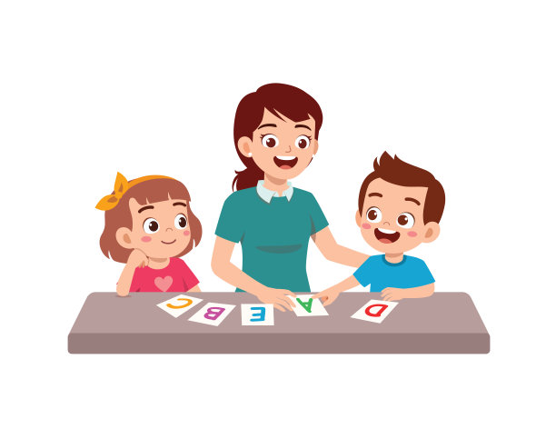 青年教师给学生讲解书信图片下载