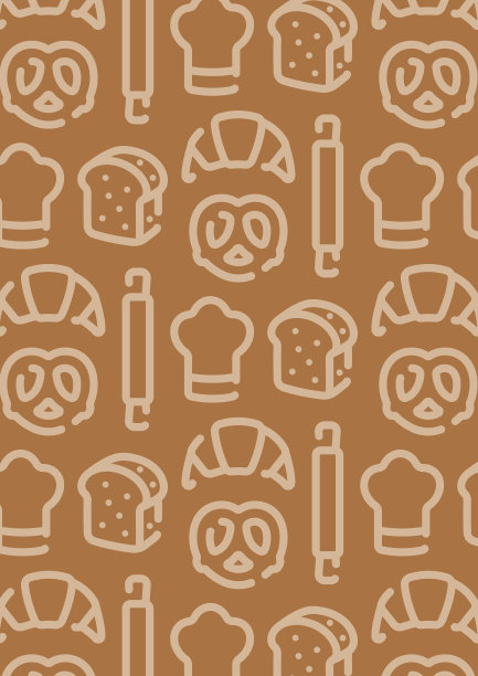 面包和烘焙图案背景图形设计。大小垂直的。图片下载