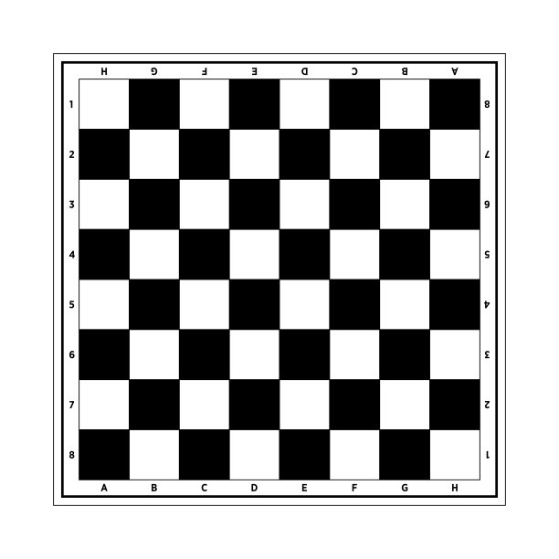 黑白棋盘。空方格棋盘。图片下载