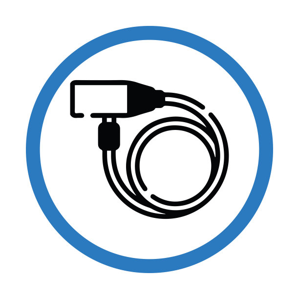 自行车电缆锁或安全图标图片下载