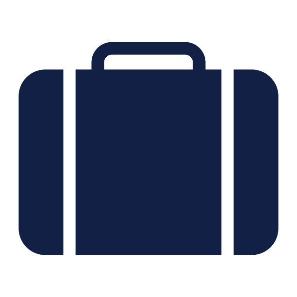 旅行箱旅行字形图标图片下载