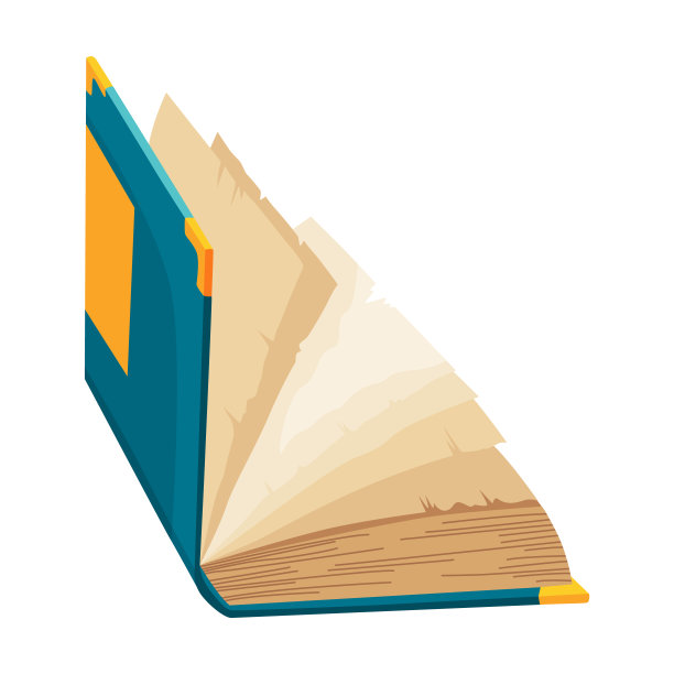 旧书翻开，页空。智慧或教育理念。复古图书馆设计元素。古代书写文具符号，用于诗歌工作或教育图片下载