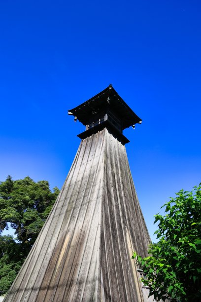 岐阜县美野市长原河畔灯塔图片下载