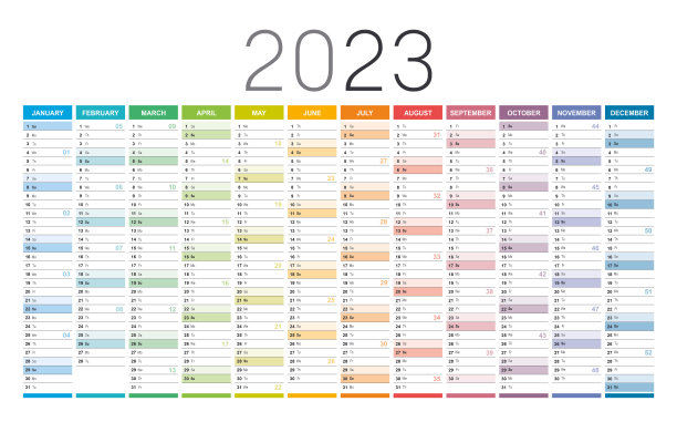 2023年日历图片下载